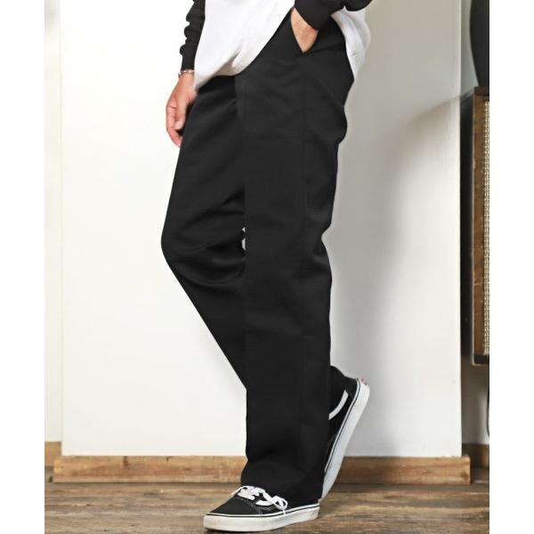 スラックス カラーツイルバギーパンツ メンズ
