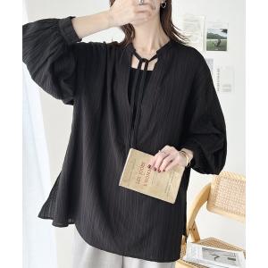 ブラウス シャツ 涼やかに大人の抜け感!2way...の商品画像