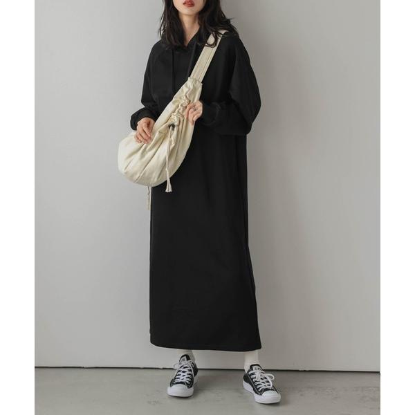 ワンピース パーカーロングワンピース