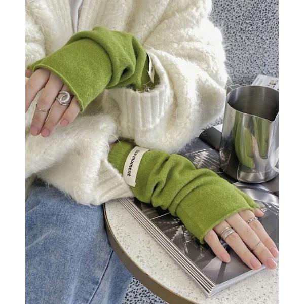 アームカバー 「 ammy. / エイミードット 」 タグ付き ニット アームウォーマー レディース