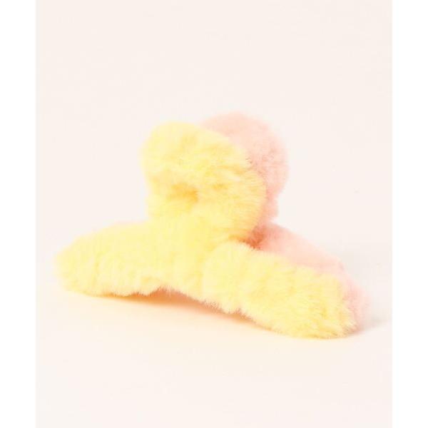 ヘアクリップ 「HIKA」2TONEファーヘアクリップ