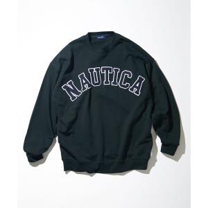 メンズ スウェット NAUTICA/ノーティカ Arch Logo Crewneck Sweatshirt/アーチロゴ クルーネックスウェットシャツ