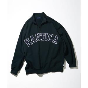 スウェット メンズ NAUTICA/ノーティカ Arch Logo Cadet Collar Sweatshirt/アーチロゴ カデットカラー スウェ｜ZOZOTOWN Yahoo!店
