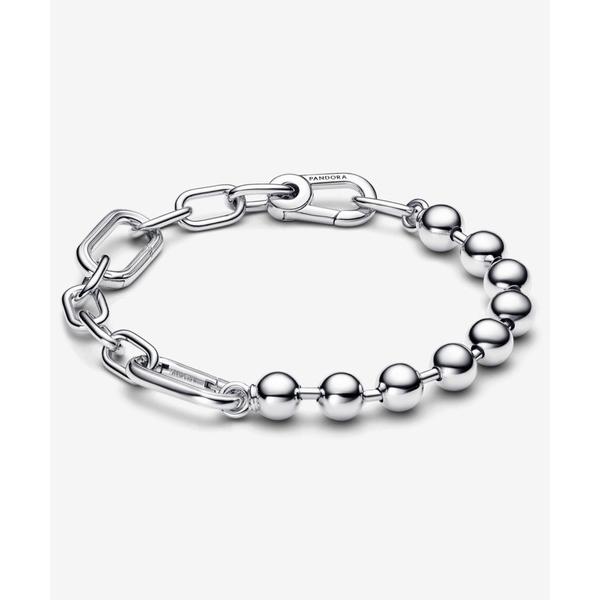 ブレスレット Pandora ME メタルビーズ ＆ リンク チェーン シルバー ブレスレット レデ...