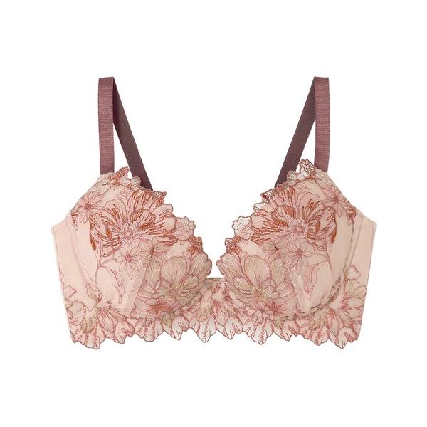 ブラジャー 盛り胸キープ・脇スッキリ・谷間メイクのグラマリッチブラ ダブル盛タイプ F-Gcup