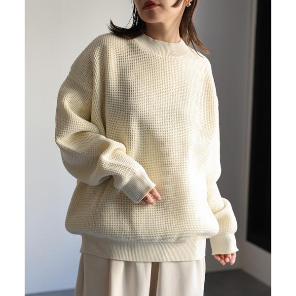 セーター ニット ルーズ スポンジ クルーネック ニット 「ユニセックス」 メンズ レディース
