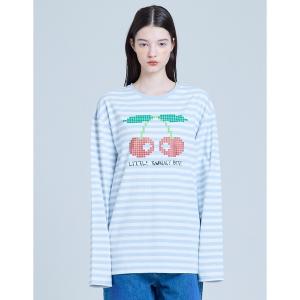 tシャツ Tシャツ レディース stripe cherry long tee｜zozo