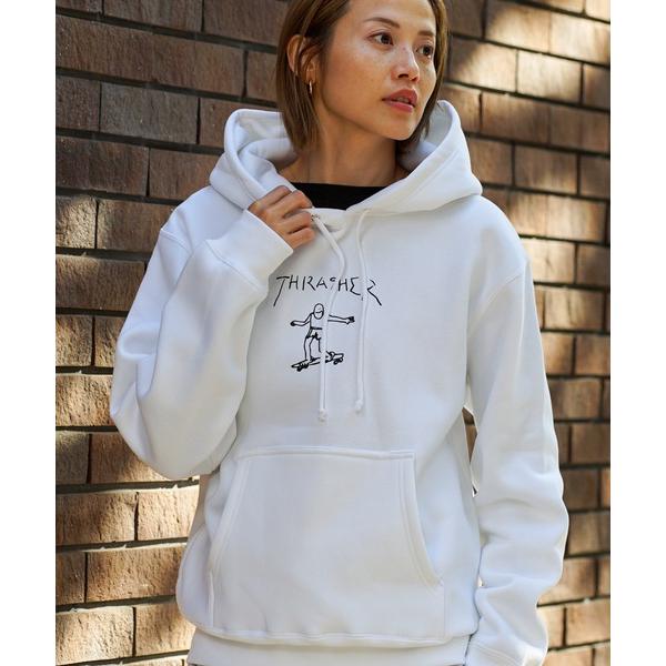 パーカー GONZ ART HOODIE SWEAT PARKA/スラッシャーマークゴンザレス10o...