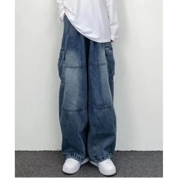 ワイドパンツ ジーンズ 「 STYLE NUMBER / スタイルナンバー 」 デニム カーゴパンツ...