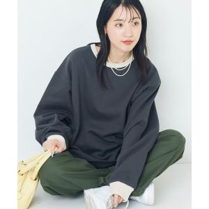 トレーナー スウェット 限定展開　裏起毛 リンガー スウェット レディース