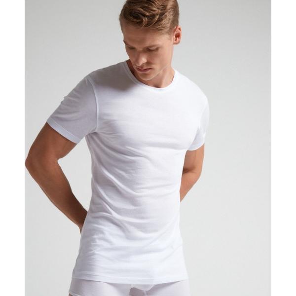 インナーシャツ 肌着 エクストラファインスーピマコットン(R) ショートスリーブ クルーネック Tシ...