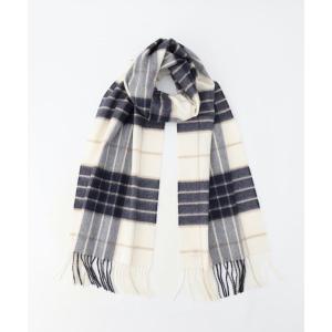 ストール マフラー 「Johnstons of Elgin / ジョンストンズ オブ エルガン」中判タータンチェック/カシミヤプレーンストール レディ