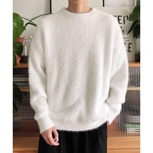 ニット メンズ basic shaggy knit/ベーシック シャギーニット｜zozo