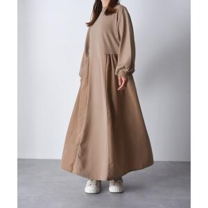 gelato pique（ジェラートピケ） 長袖ワンピース FREE ネイビー