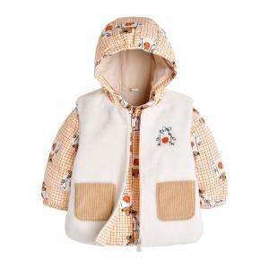 ダウン アウター 「２点セット」カンガルーダウン＆ベスト キッズ 子供服 男の子