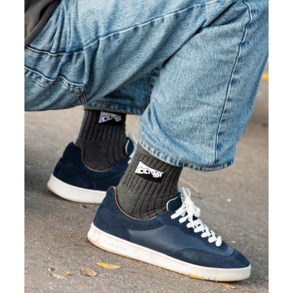 スニーカー CM001 SUEDE/LEATHER LO　NAVY/WHITE メンズ レディース