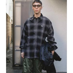 NAUTICA（ノーティカ） シャツ ブリーチ オンブレ L/S オープンカラー