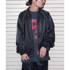 ウィリーチャバリア ブルゾン SATIN TRACK JACKET メンズ SIZE M WILLY