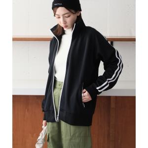 ジャージ 「81」スノーウォッシュ加工 サイドライン 裏起毛 トラック