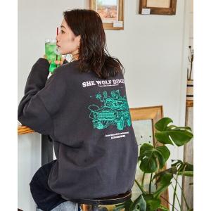 スウェット 限定展開 SHE WOLF DINER×FREAK'S STORE/シーウルフダイナー