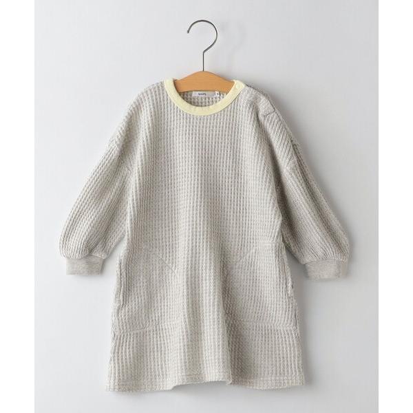 ワンピース SHIPS KIDS:80〜90cm / ポコポコ ワッフル ワンピース キッズ 子供服...