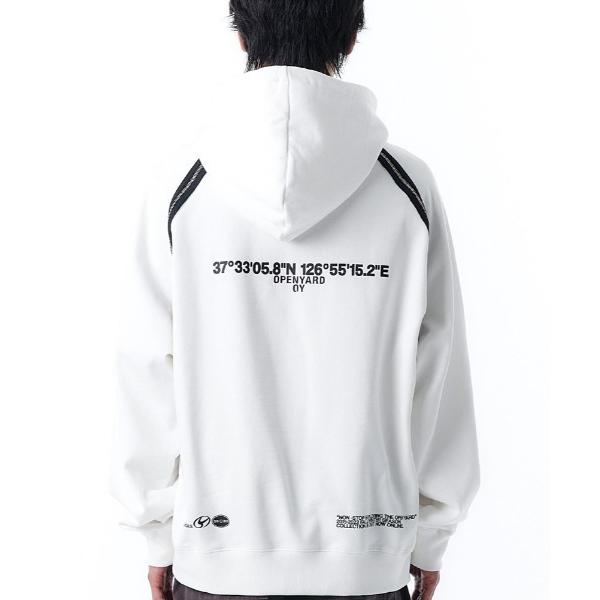 パーカー 「OY/オーワイ」W.L BACK ZIPPER RAGLAN HOODIE/バック ZI...