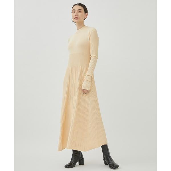 ワンピース 「WRAPINKNOT(ラッピンノット)」「STUDIOUS別注」リブニットワンピース