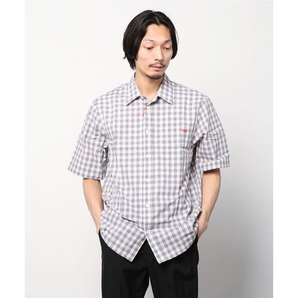 「DIESEL」 半袖シャツ MEDIUM グレー メンズ