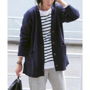 ニット スムースニットカーディガン レディース