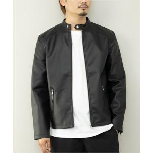 革ジャン ライダース PUレザーシングルライダース メンズ レディース