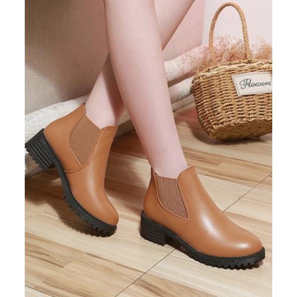 ブーツ サイドゴア ショートブーツ レディース