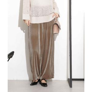 パンツ ベロアイージーパンツ レディース