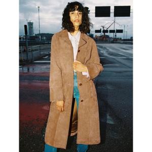 コート アウター Ilse スウェードコート レ...の商品画像