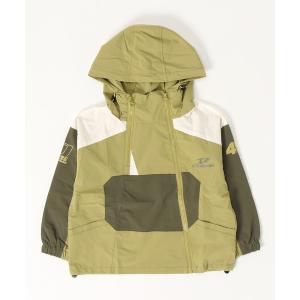 パーカー マウンテンパーカー キッズ 「aimoha-KIDS-」子供服　配色パーカー