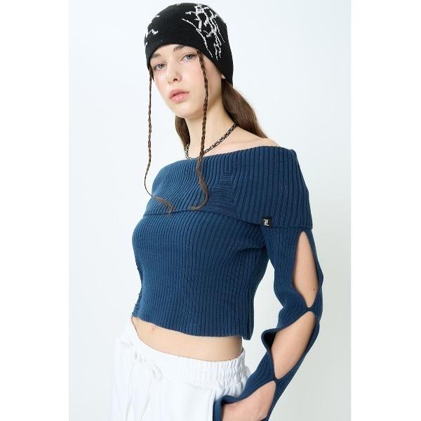 ニット セーター A'GEM/9 × .kom 「LUV IS TRUE/ラブ イズ トゥルー」CU...