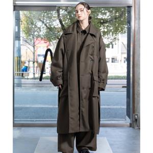 コート トレンチコート メンズ 「VOAAOV」 BISHU WOOL ONI SURGE Trench Coat｜zozo