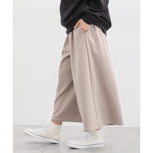パンツ 暖裏起毛あったかガウチョパンツ