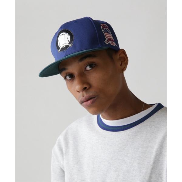 キャップ 帽子 「AVIREX × EXPANSION」 FLAT VISOR CAP BLUE /...