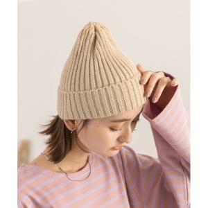AP STUDIO ニット帽 ニットキャップ ソフトリブビーニー レディース