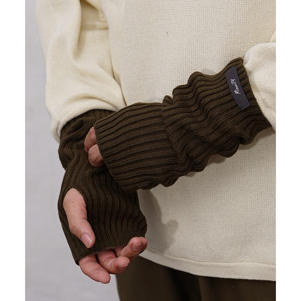 アームカバー 「MinoriTY」ハンドウォーマーハンドウォーマー ニット手袋 メンズ スマホタッチ...