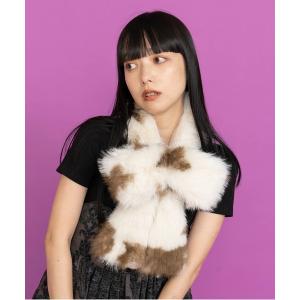 マフラー ストール Casselini(キャセリーニ)リボンティペット レディース