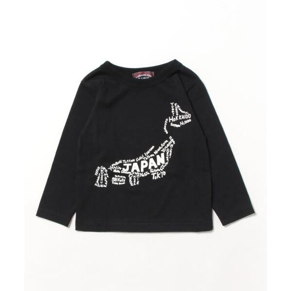 tシャツ P.FIELD　日本製 　JAPAN　イラスト　ロンT キッズ 子供服 男の子 女の子
