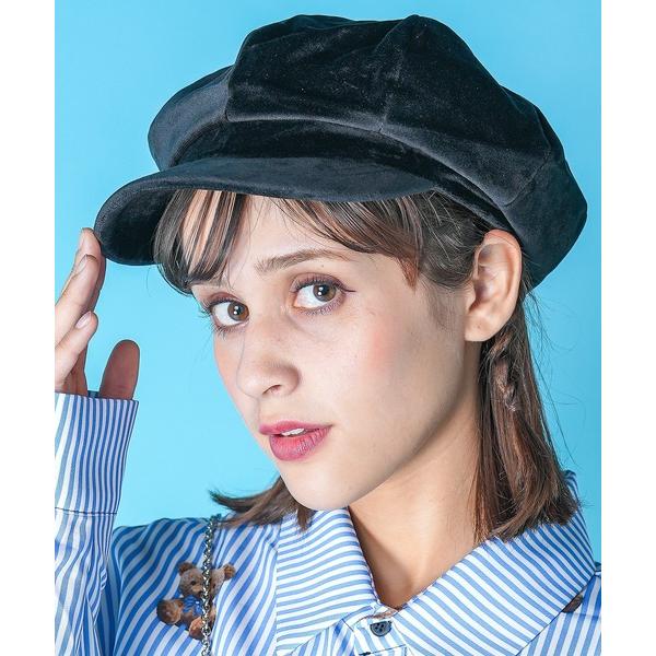 帽子 キャスケット レディース an meets zakka ベロアキャスケット レディース メンズ
