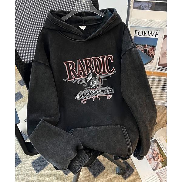 パーカー オーバーサイズ アメリカンヴィンテージストリート ピグメント パーカー スウェット 韓国 ...