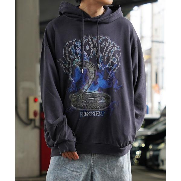 パーカー ストーンウォッシュ ハードグラフィック パーカー / Stonewashed Hard G...