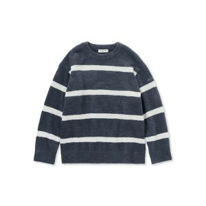 ルームウェア パジャマ パウダーマルチボーダープルオーバー