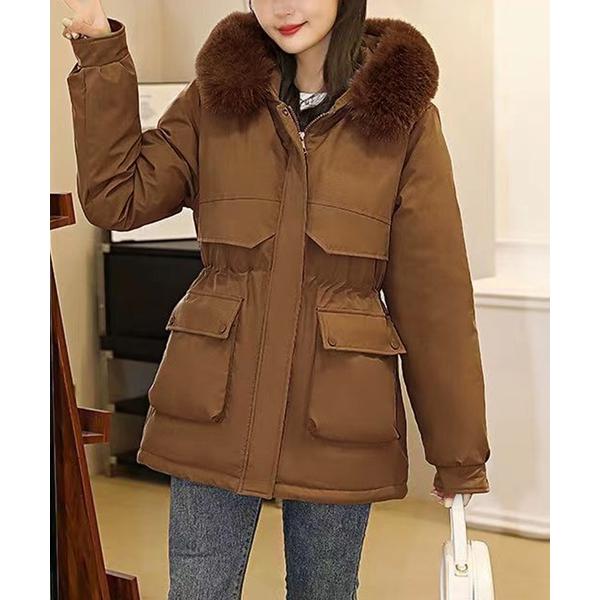 モッズコート コート 「SETUP7」ボリュームファー＆ボアフードジャケット KNF037 レディー...