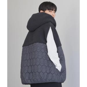 ベスト キルポカキルトフードベスト レディース
