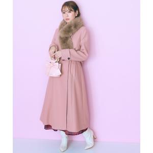 ニッセン コート アウター レディース らめちゃんコラボ フェイク