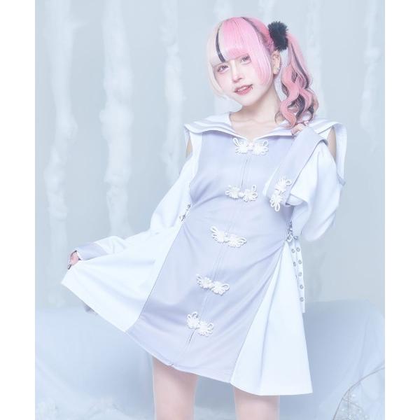 ジャージ 「ililil/イルイルイル」「やめチャイナセーラージャージ」セーラー襟チャイナジャージ ...